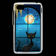 Coque Blackberry Q5 Chat noir
