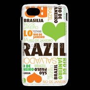 Coque Blackberry Q5 I love Brésil