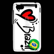 Coque Blackberry Q5 I love Brésil 2