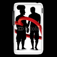 Coque Blackberry Q5 Couple Gay