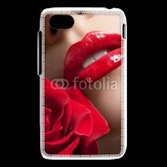 Coque Blackberry Q5 Bouche et rose glamour