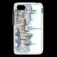 Coque Blackberry Q5 Vintage Paris en dessin 2