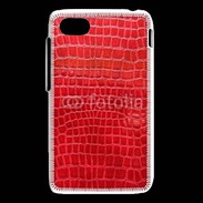 Coque Blackberry Q5 Effet crocodile rouge