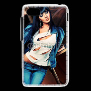 Coque Blackberry Q5 Brune fashion 1