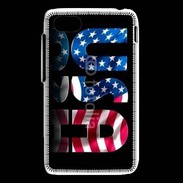 Coque Blackberry Q5 Logo USA 5