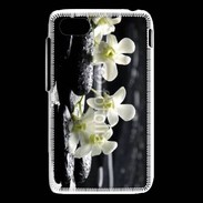 Coque Blackberry Q5 Orchidée blanche Zen 11