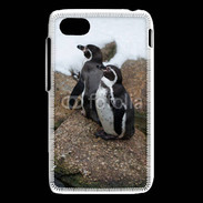 Coque Blackberry Q5 2 pingouins
