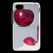 Coque Blackberry Q5 Cerise et bouche 3