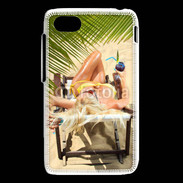 Coque Blackberry Q5 Femme sexy à la plage 25