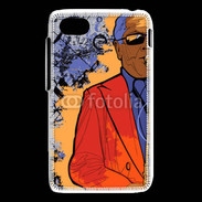 Coque Blackberry Q5 Joueur de Saxophone
