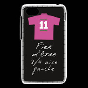 Coque Blackberry Q5 3/4 aile gauche Bonus offensif-défensif Noir