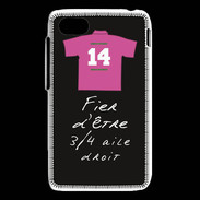 Coque Blackberry Q5 3/4 aile droit Bonus offensif-défensif Noir