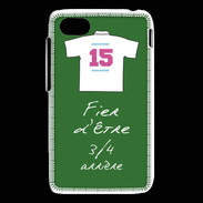 Coque Blackberry Q5 3/4 arrière Bonus offensif-défensif Vert