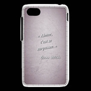 Coque Blackberry Q5 Aimer Rose Citation Oscar Wilde