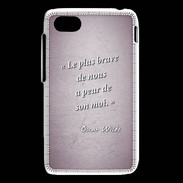 Coque Blackberry Q5 Brave Rose Citation Oscar Wilde