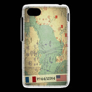 Coque Blackberry Q5 Débarquement Normandie Carte ZG