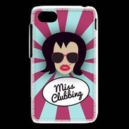 Coque Blackberry Q5 Miss Clubbing Brune