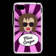 Coque Blackberry Q5 Miss Cougar Chatain