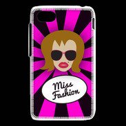 Coque Blackberry Q5 Miss Fashion Rousse