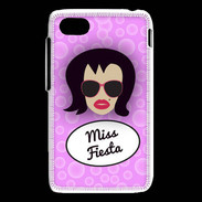 Coque Blackberry Q5 Miss Fiesta Brune