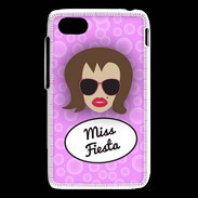 Coque Blackberry Q5 Miss Fiesta Chatain