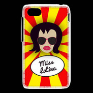 Coque Blackberry Q5 Miss Latina Brune