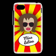 Coque Blackberry Q5 Miss Latina Chatain