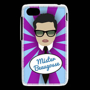 Coque Blackberry Q5 Mister Beau gosse Brun