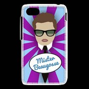 Coque Blackberry Q5 Mister Beau gosse Chatain