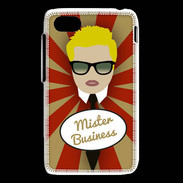 Coque Blackberry Q5 Mister Business Blond