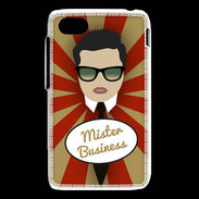 Coque Blackberry Q5 Mister Business Brun