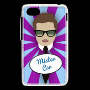 Coque Blackberry Q5 Mister Car Chatain