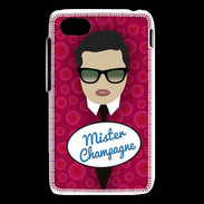 Coque Blackberry Q5 Mister Champagne Brun