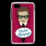 Coque Blackberry Q5 Mister Champagne Chatain