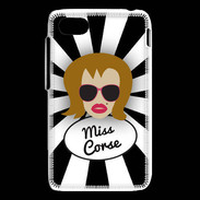 Coque Blackberry Q5 Miss Corse Rousse