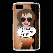 Coque Blackberry Q5 Miss Guyane Chatain