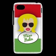 Coque Blackberry Q5 Miss Italie Blonde