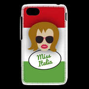 Coque Blackberry Q5 Miss Italie Rousse