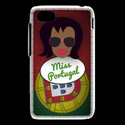 Coque Blackberry Q5 Miss Portugal Black