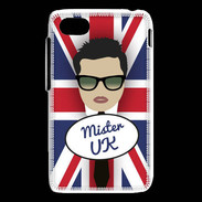 Coque Blackberry Q5 Mister UK Brun