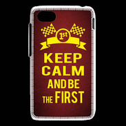 Coque Blackberry Q5 Keep Calm and Be the First Rouge