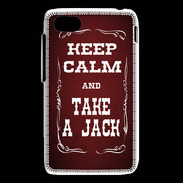 Coque Blackberry Q5 Keep Calm and Take Jack Rouge