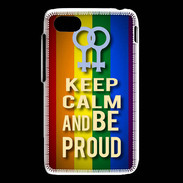 Coque Blackberry Q5 Keep Calm and Be proud Women Gay