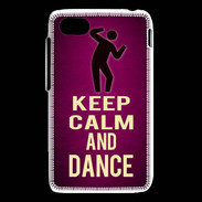 Coque Blackberry Q5 Keep Calm and Dance Rose