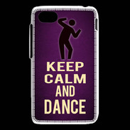 Coque Blackberry Q5 Keep Calm and Dance Violet