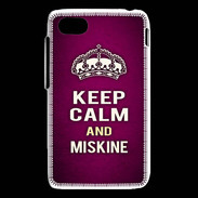 Coque Blackberry Q5 Keep Calm and Miskine Rose