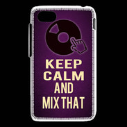Coque Blackberry Q5 Keep Calm and Mix That Violet