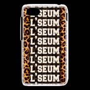 Coque Blackberry Q5 L'seum Léopard