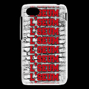 Coque Blackberry Q5 L'seum rouge