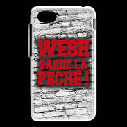Coque Blackberry Q5 Wesh garde la pèche Rouge